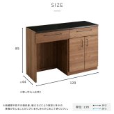 キッチンカウンター ゴミ箱収納 日本製 特殊鋼板を使った組み合わせ 【Lugo-ルゴ-】120cm 扉収納+ゴミ箱上カウンター：