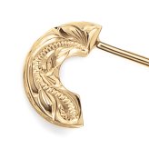 ハワイアンジュエリー フープピアス 片耳 一個購入可 フラット Sサイズ K10ゴールド地金入りシリコンキャッチ シンプル 20G ゲージ 受注生産 メンズ レディース 誕生日 プレゼント【品番：GSE106】