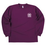 【名入れ】卒寿祝い 長袖 ドライTシャツ HAPPYタイプ プレゼント 男性 女性 メンズ レディース 名入れ無料 お祝い サプライズ 記念品 90歳 90代