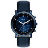 フォッシル FOSSIL 腕時計 メンズ NEUTRA クロノグラフ ネイビー レザーウォッチ FS6168【2026 新作】