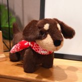 40CM ダックスフント いぬ 犬 ぬいぐるみ リアル 動物 アニマル ふわふわ かわいい 置物 インテリア 子供 おもちゃ ごっこ遊び 誕生日 プレゼント ギフト 癒し