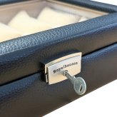 正規品 ロイヤルハウゼン 腕時計 収納ケース 10本 牛革 時計ケース ウォッチケース コレクションケース 鍵付き ブラック メンズ レディース Royal hausen 成人 卒業 入学