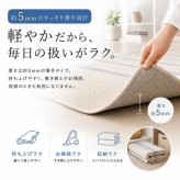 韓国ラグ 韓国風 ラグ チェック柄 洗える ラグマット 100×150cm 130×190cm 190×190cm 滑り止め 薄手 床暖房 ホットカーペット対応