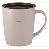 ハリオ フタ付き保温マグ 300mL ブラック マグカップ 真空断熱 二重構造 保温保冷 カップ【北海道・沖縄県・離島 配送不可】