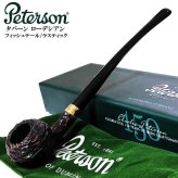 パイプ Peterson タバーン ローデシアン フィッシュテール ラスティック パイプ本体 ピーターソン おしゃれ 高級 かっこいい アイルランド 喫煙具 メンズ プレゼント ギフト ブラック ブラウン