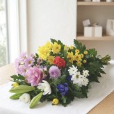 お供え花束・仏花＜墓参・仏壇 D＞【送料無料】【品質保証★花】【お盆 花】【お盆 お供え】【花 お供え】【最短発送】