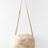 【EARTH MADE アースメイド】FUR BAMBOO ファー バンブーハンドル 2way ショルダー トートバッグ (E8187)正規品 レディース 秋 冬 ハンドバッグ ナチュラル 新作 シンプル おしゃれ コーディネート 人気 60代 50代 40代 30代