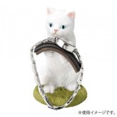 アクセサリーホルダー 白ネコ 腕時計スタンド ブレスレットスタンド 猫雑貨 インテリア小物 置物 ディスプレイスタンド 癒しグッズ アクセサリー収納 猫グッズ プレゼント ギフト セトクラフト