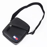 高品質ヨーロッパ輸入モデル トミーヒルフィガー TOMMY HILFIGER ショルダーバッグ TOMMY JEANS DAILY REPORTER メンズ ブラック AM0AM14608 BDS BLACK 送別会 誕生日 結婚祝い 結婚式 彼氏 息子 夫 男性 名刺入れ 高級 父の日 母の日 即日発送