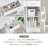 ドレッサー 幅85cm 女優ドレッサー 鏡付き ミラー付き スツールセット 椅子付き LEDライト付き コンセント付き 収納棚 大容量 机 引き出し収納 小物収納 雑貨収納 木目調 寝室 一人暮らし ホワイト 化粧台 鏡台 メイク台 コスメ収納 一面鏡