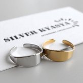 ステンレス シンプルリング メタルリング オープンリング ゴールド シルバー 指輪 プレーン お洒落 ワンポイント プチプラ レディース 女性 金属アレルギー対応