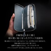 クロコダイル 長財布 ヌバック加工 センター取り 一枚革 レディース 財布 ラウンドファスナー ヌバッククロコダイル 鰐革 ナイルクロコダイル ギフト プレゼント 保証書付 4FA(06002029r)