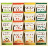 ノーブランド フリーズドライ お味噌汁 スープ詰合せ 16食 [26-7634-120] AT-DO みそ汁 ほうれん草 油あげ たまごスープ 和風 中華 個包装 常温 保存食 詰め合わせ お返し 内祝い お歳暮 お中元 ギフト 贈り物