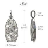 金属アレルギー対応 ペンダントトップ ハワイアンジュエリー 純チタン ペンダントトップ 刻印無料 誕生石 ボディボード　チェーン別売りステンレスより軽く肌に優しい メンズ レディース プレゼント ハロウィン 【品番：TIP327】