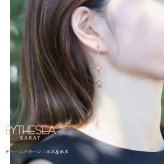 ハワイアンジュエリー ピアス ホヌ ピンクゴールド ピアス ミル打ち 2チャーム ホヌ プルメリア チェーン ミルグレイン 揺れる 片耳 1個 購入可 K14 14K シリコンキャッチ 20G ゲージ 彼女 妻 女性 レディース プレゼント ハロウィン 【品番：GE612R】