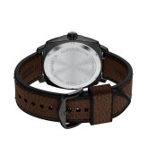 フォッシル FOSSIL 腕時計 メンズ MACHINE デイト アナログ ブラウンレザーウォッチ FS6187【2026 新作】