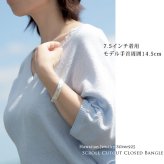 ハワイアンジュエリー バングル ハワイアンジュエリー ブレスレット 幅12mm 刻印 無料 サイズが選べる クローズバングル カットアウト スクロール シルバー925 太め 彼女 妻 女性 レディース 誕生日 プレゼント ハロウィン 【品番：B1040-12】