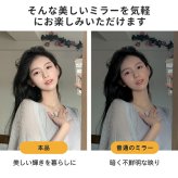 全身鏡 姿見 スタンドミラー フレームレス イレギュラー 大型 幅50×高さ160cm 2WAY 立てかけ 壁掛け ウェーブミラー 飛散防止 おしゃれ 韓国風 ノンフレーム 省スペース うねうね 変形 曲線 玄関 寝室 リビング クローゼット 店舗 一人暮らし 新生活 インテリア ミラー 鏡