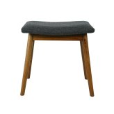 スツール 完成品 無垢材 レッドオーク 天然木 ナチュラル・ブラウン 本体:W46xD32xH43cm座面:W43xD29cm 椅子 腰掛け チェア コンパクト ナチュラル ブラウン おしゃれ