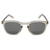 サンローラン サングラス SAINT LAURENT SL 28 SLIM-006 SL28-SLIM-006 ベージュ シルバー サングラス グローバルフィット メンズ レディース ユニセックス