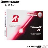 ブリヂストン ゴルフボール TOUR B X（ホワイト） RED EDITION 1ダース 12個入り 新品 ツアービーエックス 2026年発売 日本正規品 お誕生日祝い お祝い 記念品 お父さん 父の日 彼氏 男性 母の日 お母さん 彼女 女性30代 40代 50代 60代 還暦祝い 敬老の日 人気プレゼント プレゼント