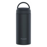ピーコック ステンレスボトル ハンドル付 350ml グレー マグボトル スクリュー栓 保温保冷 ボトル【北海道・沖縄県・離島 配送不可】