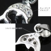 ハワイアンジュエリー ネックレス シルバー ネックレス ドルフィン イルカ ジルコニア 小さくても存在感 シンプル シルバー925 ギフトラッピング可能 チェーン 長さ選べる プレゼント ハロウィン 【品番：CG-PSP-009】