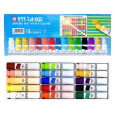 サクラ マット水彩 15色セット 金・銀入 ポリチューブ入（12ml）水彩絵の具 画材 図工 美術 小学校 中学校 NW15PR #54174 通常配送料込み