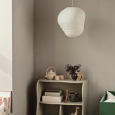 ferm LIVING ファームリビング Kurbis カービス ランプシェード S 高さ40cm (シェードのみ） 引っ掛けシーリング北欧 ランプシェード 天井照明 ペンダントライト シェードのみ 和紙 和モダン シェード 1灯