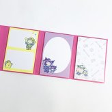 おジャ魔女どれみ パタパタメモ おジャ魔女×サンリオキャラクターズ メモ帳 ピンク グッズ