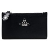 ヴィヴィアンウエストウッド 財布 フラグメントケース メンズ レディース Vivienne Westwood 51110039 S000D PF N403 ブラック RE-VEGAN カードケース コインケース 小銭入れ オーブ ロゴ 薄型 ミニ財布