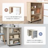 学習机 システム RB-1642S デスク+ワゴン+ 3点セット ロフト 下収納 キャスター付き デスク 学習デスク 勉強机 サイドワゴン かわいい 子供部屋 キッズ家具 子ども部屋 進学 入学 ワゴンの付いたシステムベッド スチール インテリア 新生活