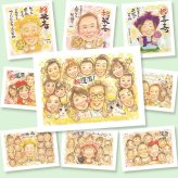 還暦の記念に、特別な日にぴったりの似顔絵。修正無料・下書き確認付き。安心してご注文いただけます。 似顔絵 還暦祝い プレゼント 贈り物 手描き 名入れ ギフト 還暦 記念 誕生日 お祝い 大人数 おばあちゃん おじいちゃん 祖父 祖母 下書き確認 名入れ 修正無料 実績多数 かわいい 喜ばれる 親孝行 長寿 一生もの 還暦 傘寿 クリスマス 米寿祝い ホワイトデー 同窓会 サプライズ 感激