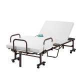 電動ベッド 介護 折り畳み マットレス付 リクライニングベッド 介護ベッド 折りたたみ 電動リクライニングベッド アイリスオーヤマ OTB-BDH-R *