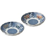 藍染小紋 組盛鉢 和食器 盛鉢 鉢セット サラダボウル 煮物鉢 美濃焼 和モダン 電子レンジ対応 食洗機対応 結婚祝い 新築祝い ギフト〈07581〉 M-mode