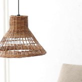 照明 ライト ランプシェード ペンダントランプ ペンダント 藤製 天井 インテリア 器具 吊り下げ リビング おしゃれ リゾート ナチュラル