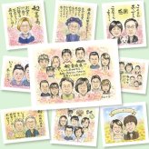 金婚式のギフトに、写真をもとに、心が和む似顔絵を描きます。ラッピング対応で、贈り物として渡しやすい似顔絵です。 贈り物 似顔絵 金婚式 プレゼント 名入れ 手描き ギフト 金婚式 結婚記念日 銀婚式 大人数 祖母 おばあちゃん 夫婦 おじいちゃん 家族 下書き確認 名入れ 修正無料 親孝行 宝物 一生もの 似てる 親孝行 結婚記念日 50周年 長寿 感謝 同窓会 米寿祝い メモリアル 記念日