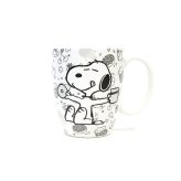 スヌーピー マグカップ コーヒーとドーナツ 10.5cm | キャラクター 雑貨 グッズ アート デザイン 正規輸入品