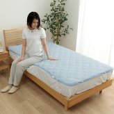 冷感 可愛い 猫柄 ひんやり肌触り 節電 夏用 涼しい ダブル 約140×200cm