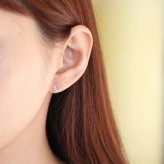 【無料ラッピング】  カナルヨンドシー Canal 4℃ ピアス K10 ホワイトゴールド ピアス ダイヤモンド レディース ブランド 正規品 新品 ギフト プレゼント 人気 おすすめ 誕生日 記念日 クリスマス 送料無料