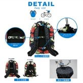 リュックカバー 防水 自転車カゴ カバー バックパックカバー 自転車 プレゼント レインカバー おしゃれ ザックカバー レインバッグ バックパック カバー 折りたたみ 雨よけ 梅雨 防災 折りたたみ コンパクト 軽量 ザック 2WAY 春夏秋冬 豪雨