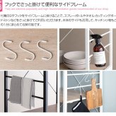 食器棚 ゴミ箱収納付き レンジ台 ゴミ箱 収納 レンジボード おしゃれ 60幅 ごみ箱上ラック キッチンラック 収納棚 北欧 キッチンボード レンジラック 収納ラック 隙間収納 ごみ箱 キッチン収納 ラック rack ナチュラル シンプル ごみ箱ラック