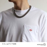 超極太 純チタン製 喜平ネックレス メンズネックレス 分厚い ごつい 太め ワイド 重厚感抜群なのに軽い 幅14mm シルバー 50cm 60cm チタニウム チェーンネックレス 存在感 太幅 男性 金属アレルギー対応
