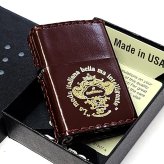 ZIPPO オロビアンコ 限定30個生産 本革巻き 30周年記念 ジッポ ライター 牛革 Orobinco ロゴ レザーブラウン ブランド 皮 おしゃれ イタリア ミラノ 茶 レア かっこいい メンズ ギフト プレゼント