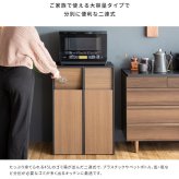 ゴミ箱 ダストボックス 分別 木製 幅60cm 45Ｌ 45リットル プッシュ扉式 キャスター 木目調 ごみ箱 大容量 キッチンペール スリムデザイン シンプル モダン ブラウン木目 ホワイト木目 コンパクト 省スペース 北欧 韓国 おしゃれ 人気