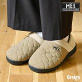 モックシューズ MEI メイ レディース メンズ 24cm 25cm 27cm 28cm 軽量 スリッパ スリッポン 室内履き ルームシューズ 外履き キャンプシューズ テントシューズ 靴 おしゃれ もこもこ 暖かい 冬 アウトドア 散歩 オフィス 歩きやすい かかとあり かかとが踏める ブラック