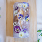 【送料無料】【食べられるお花のパウンドケーキ】　ギフト/ご褒美/プレゼント/お祝い/誕生日