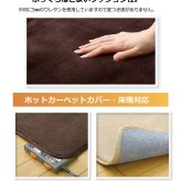 ラグ カーペット だ円 無地 フランネル 『フランアイズ』 約140×200cm楕円 （ホット 対応） 新生活