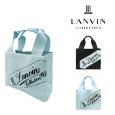 LANVIN トリコ トートバッグ トート 手持ち かばん カバン 鞄 バッグ 日本製 普段使い 使いやすい おしゃれ レディース ギフト プレゼント ブラック 61-6021