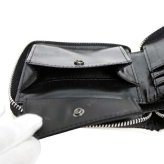 フレッドペリー FRED PERRY Classic Zip Around Wallet ラウンドファスナー財布 二つ折り財布 二折財布 l1195-d57 ユニセックス Black Ecru